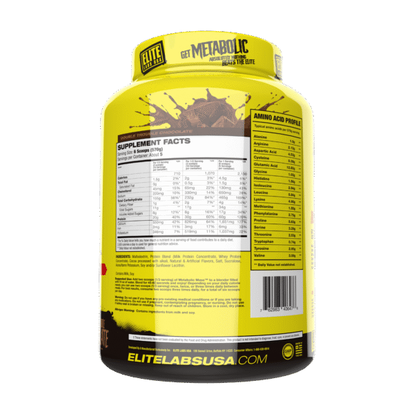 Metabolic mass 6lbs