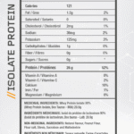 Beyond isolate 5lbs supplement facts